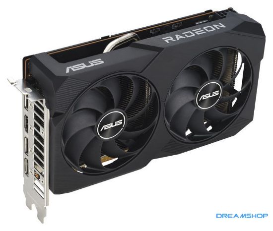 Изображение Видеокарта ASUS Dual Radeon RX 7600 V2 OC Edition 8GB GDDR6 DUAL-RX7600-O8G-V2