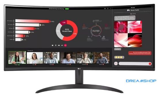 Изображение Монитор LG UltraWide 34WR50QC-B